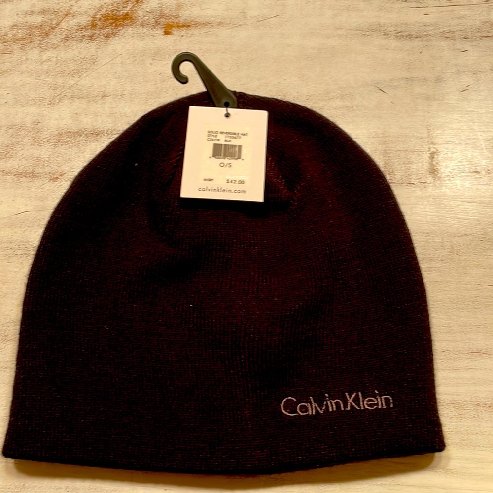 Reversible Calvin Klein Beanie/Hat- Brand New w/ tags